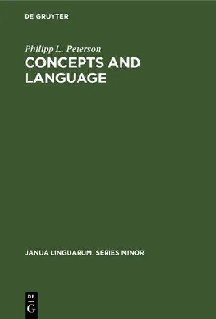 Concepts and Language (English, Philipp L. Peterson)
