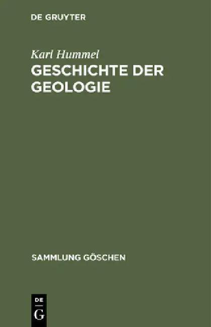Geschichte der Geologie (English, Karl Hummel)