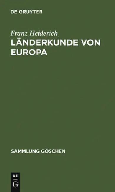 Länderkunde Von Europa (English, Franz Heiderich)