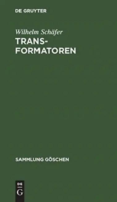 Transformatoren (English, Wilhelm Schäfer)