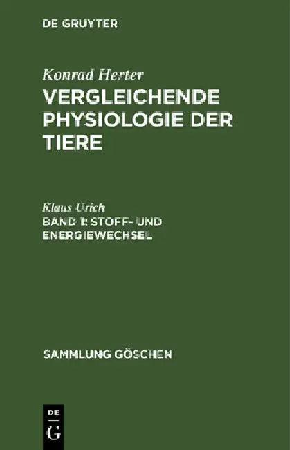 Stoff- und Energiewechsel (English, Klaus Urich)