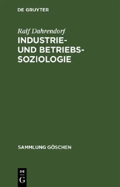 Industrie- und Betriebssoziologie (English, Ralf Dahrendorf)