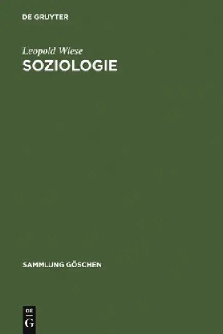 Soziologie (English, Leopold Wiese)