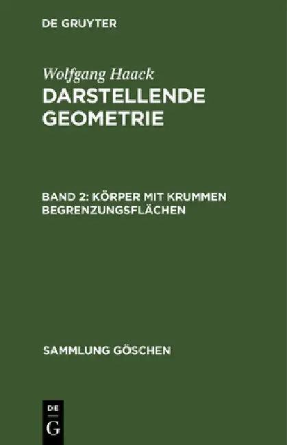 Körper mit krummen Begrenzungsflächen (English, Wolfgang Haack)