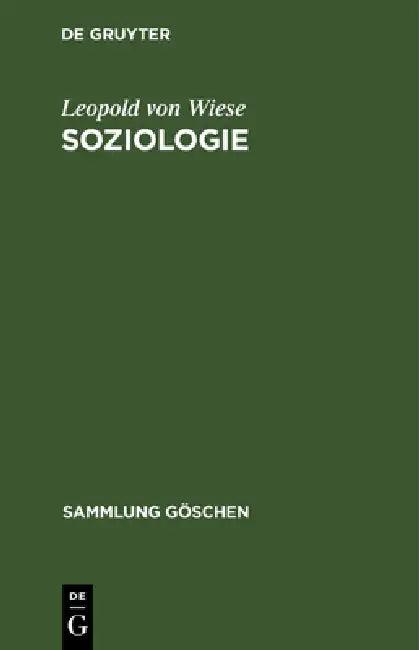 Soziologie (English, Leopold Von Wiese)