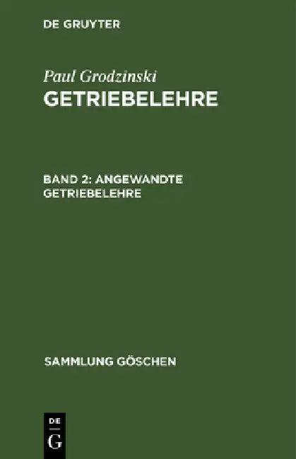 Angewandte Getriebelehre (English, Gisbert Lechner)