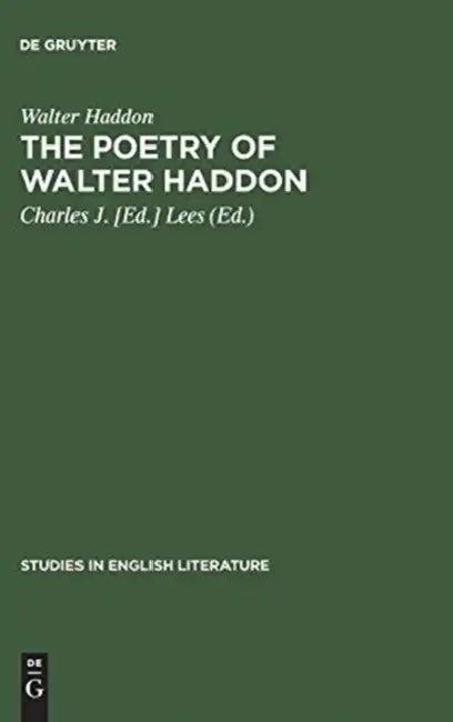 The Poetry of Walter Haddon (English, Walter Haddon | Lees)