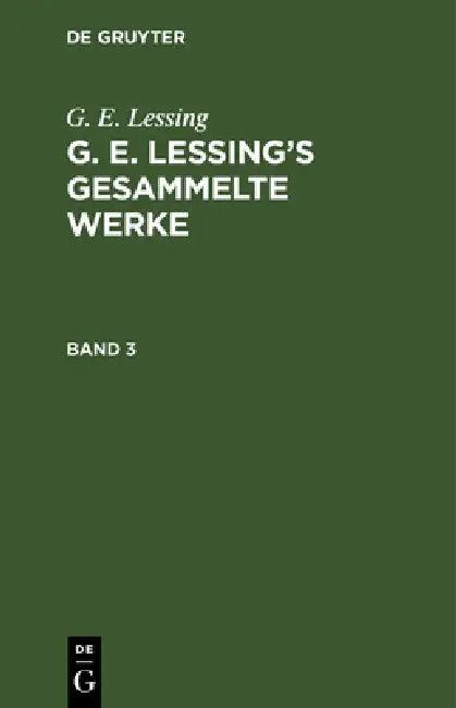 G. E. Lessing (English, G. E. Lessing)