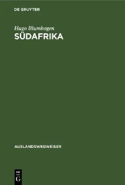 Südafrika (English, Hugo Blumhagen)