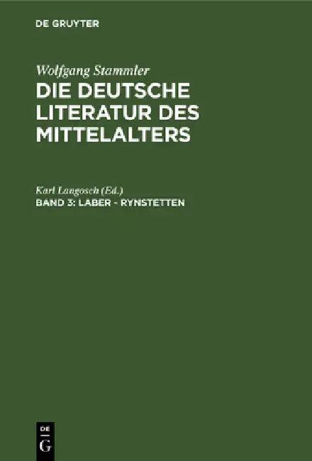 Laber - Rynstetten (English, Wolfgang Stammler | Karl Langosch)