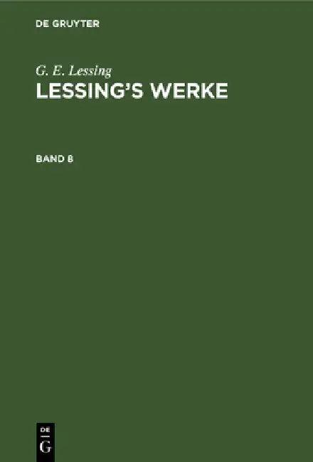 G. E. Lessing (English, Franz Muncker | G. E. Lessing)