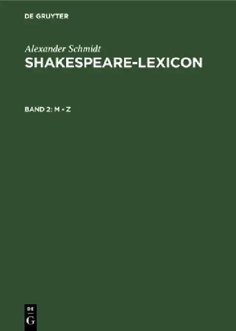 M - Z (English, Gregor Sarrazin | Alexander Schmidt)