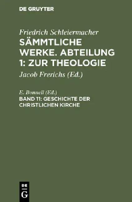 Geschichte der christlichen Kirche (English, E. Bonnell)