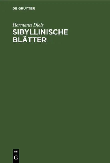 Sibyllinische Blätter (English, Hermann Diels)