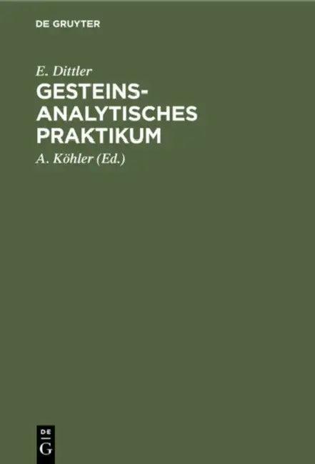 Gesteinsanalytisches Praktikum (English, E. Dittler | A. Köhler)