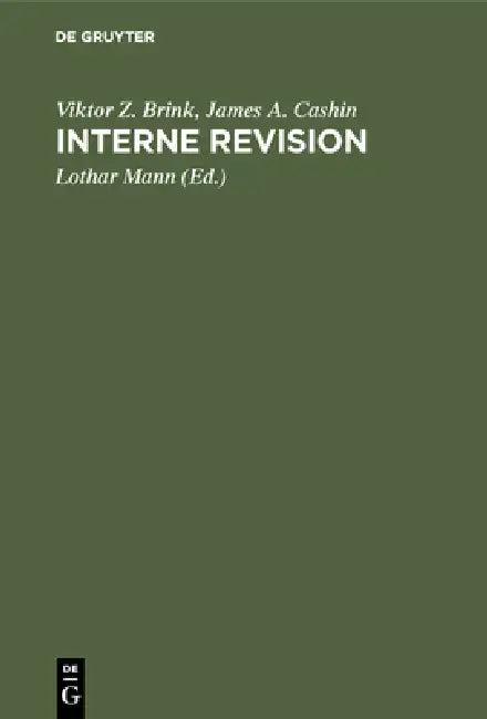 Interne Revision (English, Viktor Z. Brink | James A. Cashin | Lothar Mann)