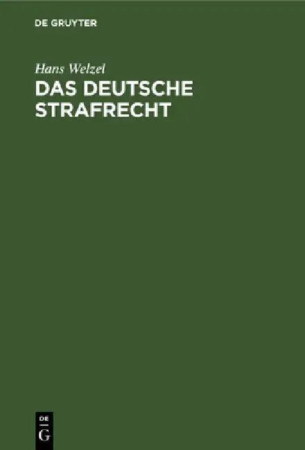 Das Deutsche Strafrecht (English, Hans Welzel)
