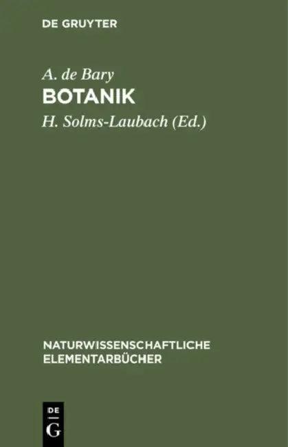 Botanik (English, A. De Bary | H. Solms-Laubach)