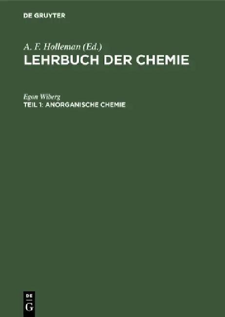 Anorganische Chemie (English, Egon Wiberg)