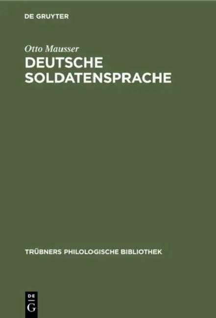 Deutsche Soldatensprache (English, Otto Mausser)