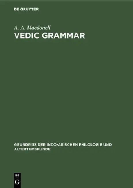 Vedic Grammar (English, A. a. Macdonell)