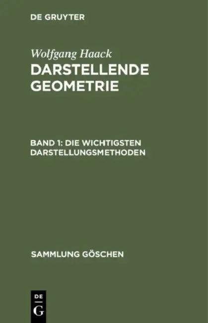 Die wichtigsten Darstellungsmethoden (English, Wolfgang Haack)
