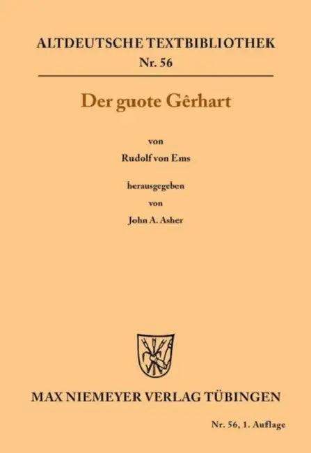Der guote Gêrhart (English, John a. Asher | Rudolf Ems)