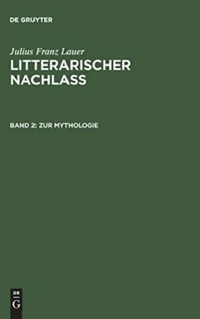 Zur Mythologie (English, Hermann Wichmann | Julius Franz Lauer)