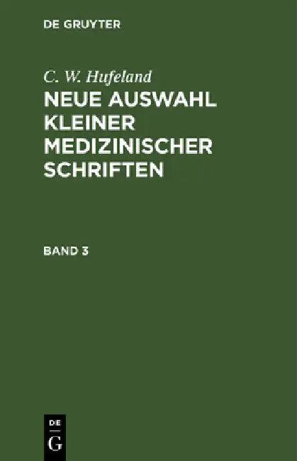 C. W. Hufeland (English, C. W. Hufeland)