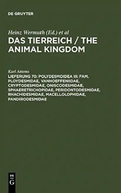Polydesmoidea III (English, Karl Attems)