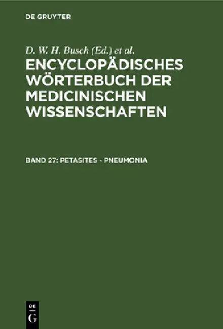Petasites - Pneumonia (English, D. W. H. Busch | Carl Ferdinand Gräfe | J. F. Diffenbach)