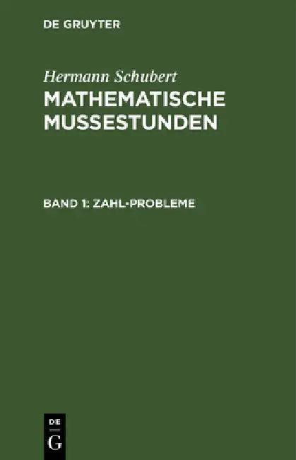 Zahl-Probleme (English, Hermann Schubert)