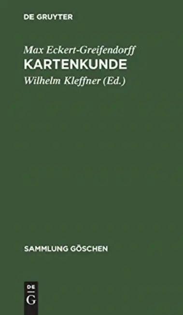 Kartenkunde (English, Max Eckert-Greifendorff | Wilhelm Kleffner)