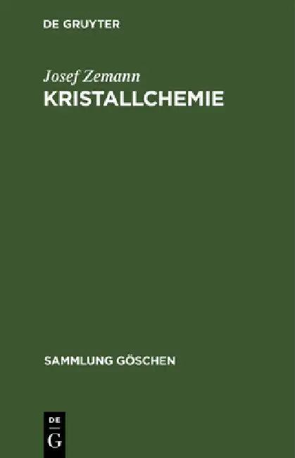 Kristallchemie (English, Josef Zemann)