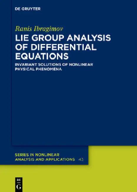 Lie Group Analysis of Differential Equations (English, Ranis Ibragimov)