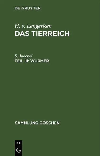 Wurmer (English, S. Jaeckel | H. V. Lengerken)