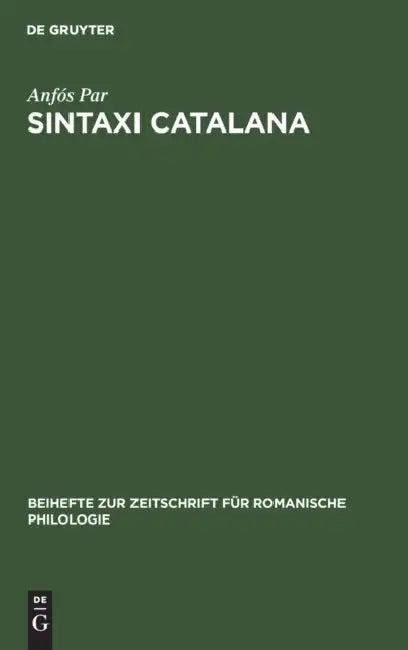 Sintaxi Catalana (English, Anfós Par)