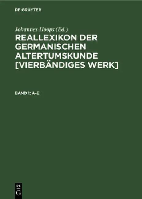 A-E (English, Johannes Hoops)