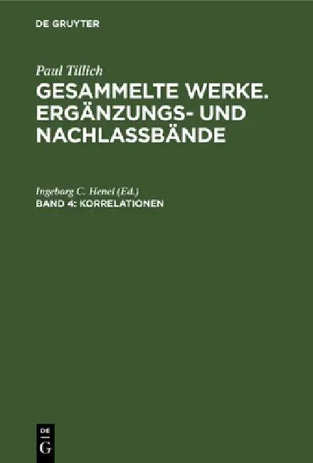 Korrelationen (English, Ingeborg C. Henel)