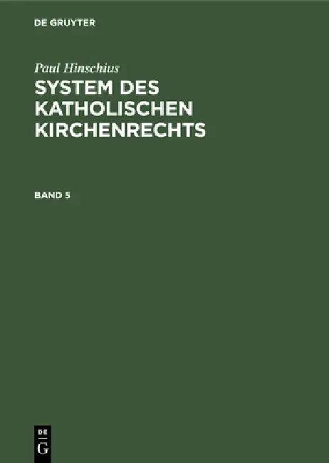 Paul Hinschius (English, Paul Hinschius)