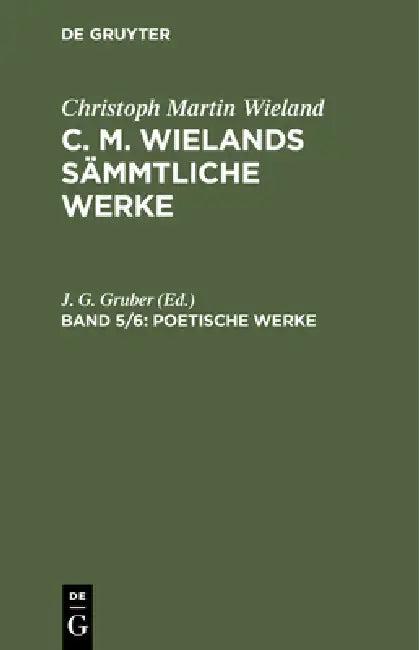 Poetische Werke (English, J. G. Gruber)