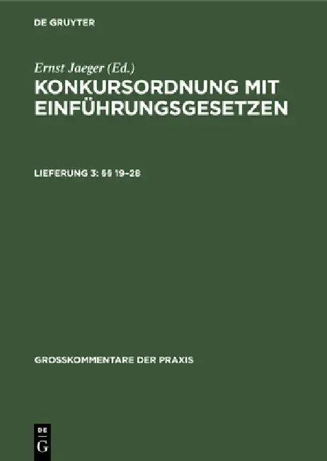 §§ 19-28 (English, Wolfram Henckel)