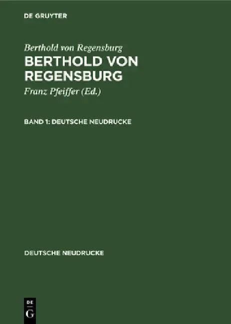 Berthold Von Regensburg (English, Franz Pfeiffer | Berthold Von Regensburg)