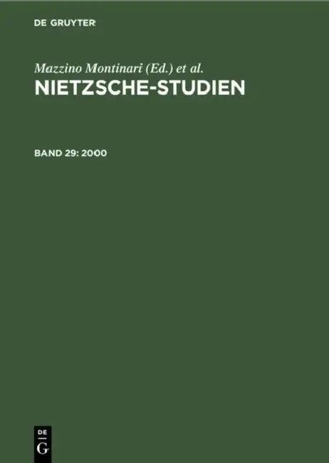 2000 (English, Mazzino Montinari | Wolfgang Müller-Lauter | Heinz Wenzel)