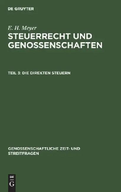 Die Direkten Steuern (English, E. H. Meyer)