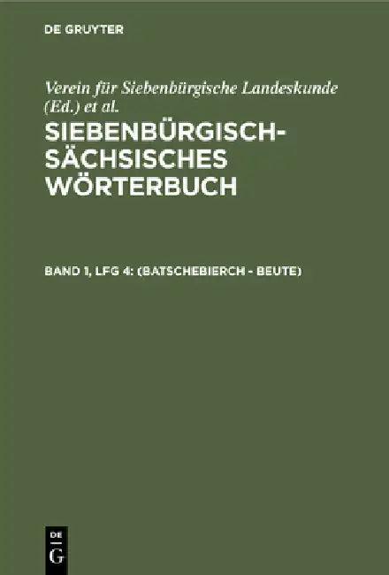 (Batschebierch - Beute) (English, Adolf Schullerus)
