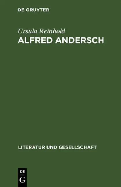Alfred Andersch (English, Ursula Reinhold)