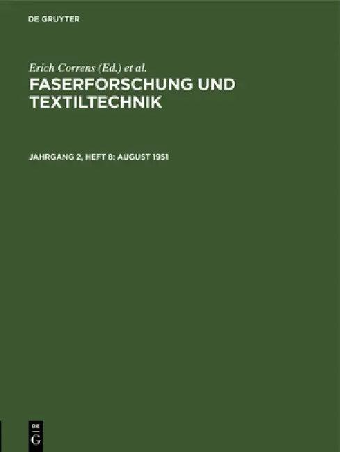 8/1/51 (English, Erich Correns | Walter Frenzel | Erich Correns)