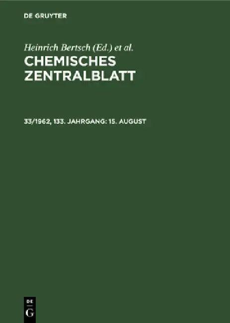 8/15/24 (English, Deutsche Chemische Gesellschaft | Heinrich Bertsch | Wilhelm Klemm)