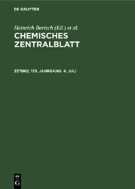 4. Juli (English, Deutsche Chemische Gesellschaft | Heinrich Bertsch | Wilhelm Klemm)